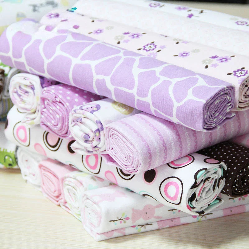 pieces flannel baby blanket swaddle set 76*76cm cotton