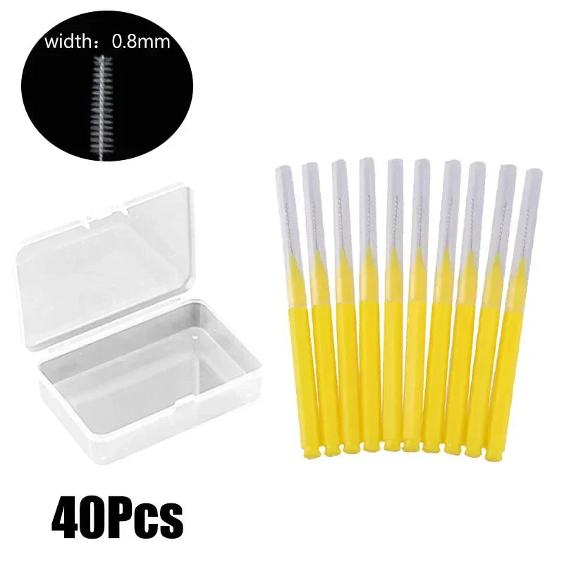 40/10Pcs Mini Eyebrow Brushes Brow Lift Tool Brow
