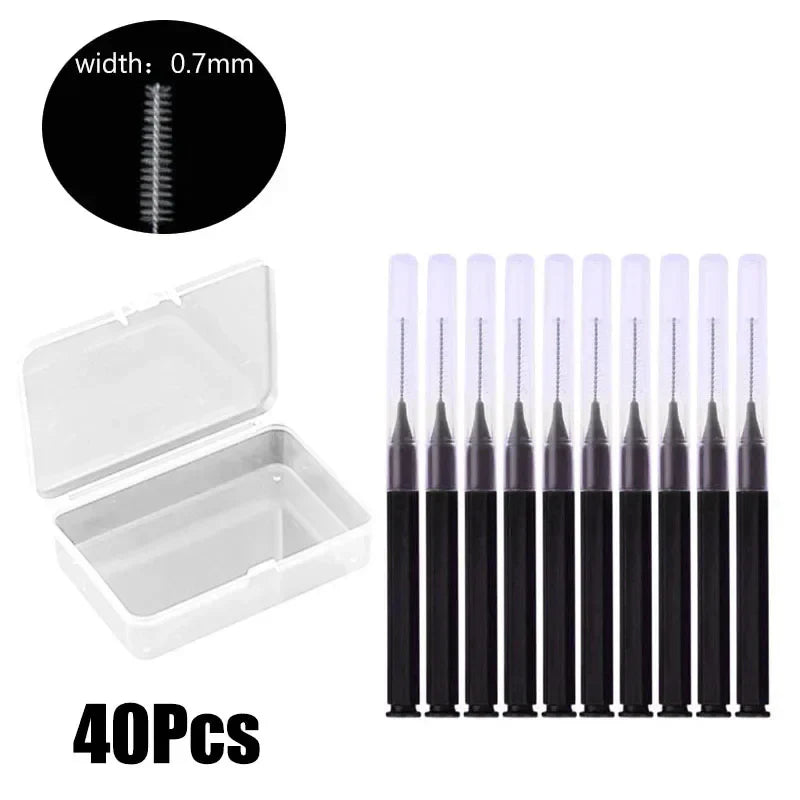 40/10Pcs Mini Eyebrow Brushes Brow Lift Tool Brow