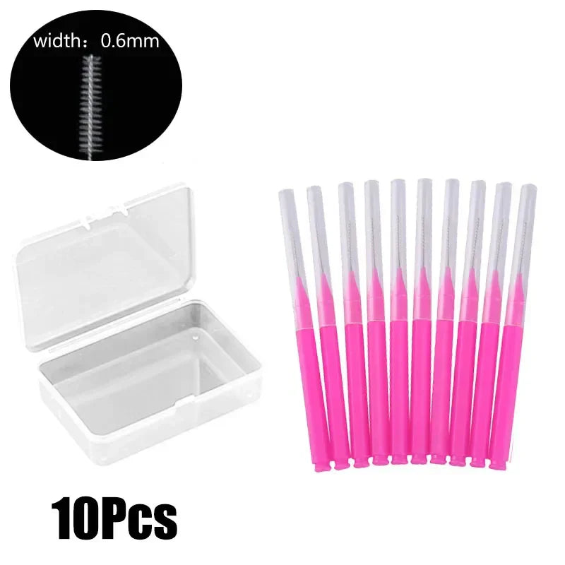 40/10Pcs Mini Eyebrow Brushes Brow Lift Tool Brow