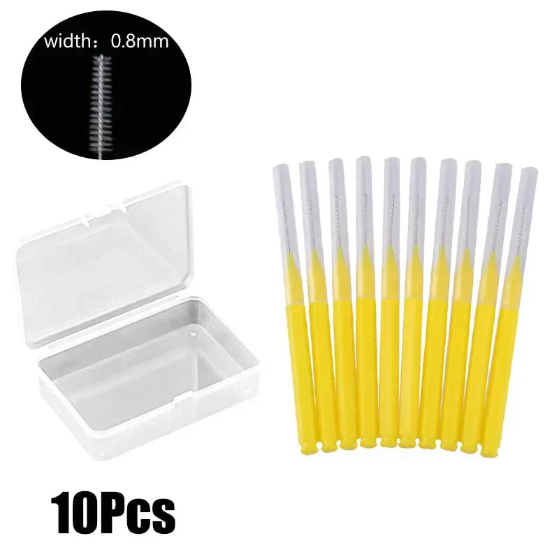 40/10Pcs Mini Eyebrow Brushes Brow Lift Tool Brow
