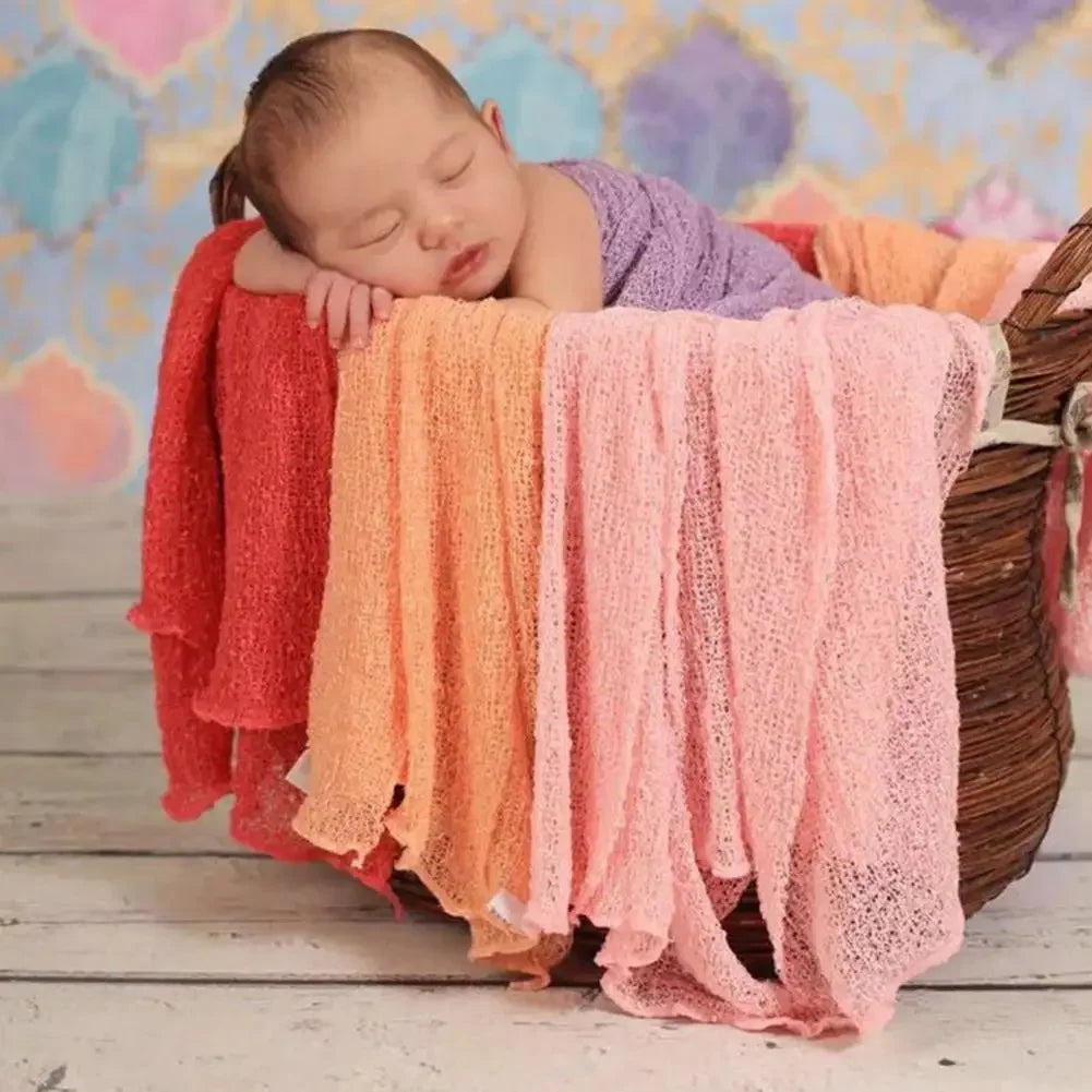 40x150cm Newborn Photography Blanket Stretch Wrap Backdrop