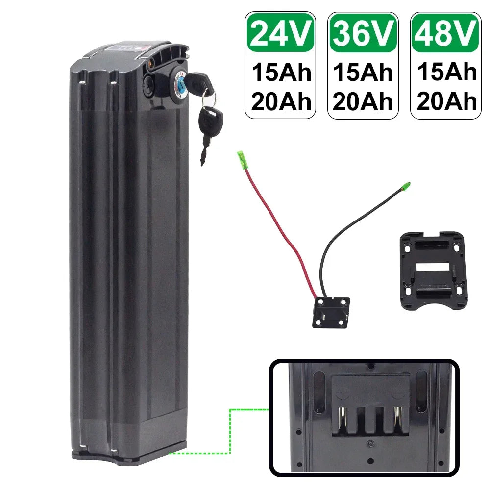 48V 20AH 15AH Silverfish Lithium Electric Bike 800W