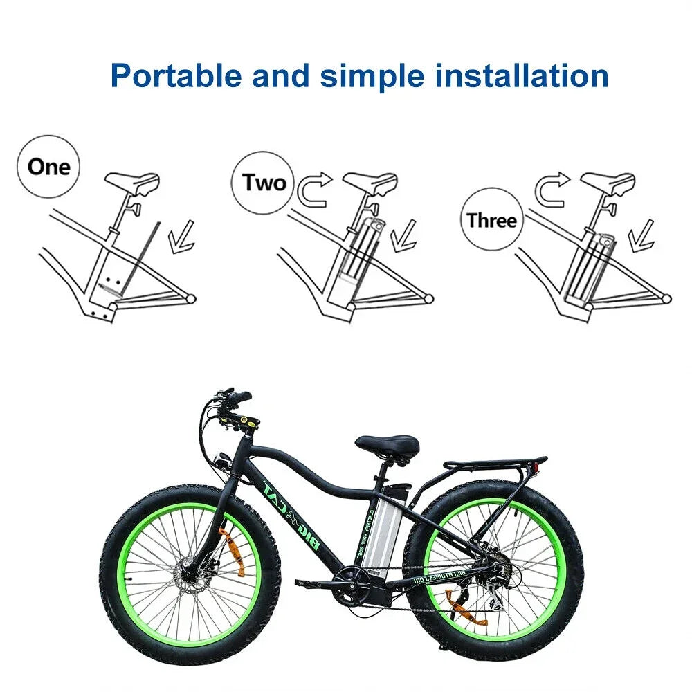 48V 20AH 15AH Silverfish Lithium Electric Bike 800W