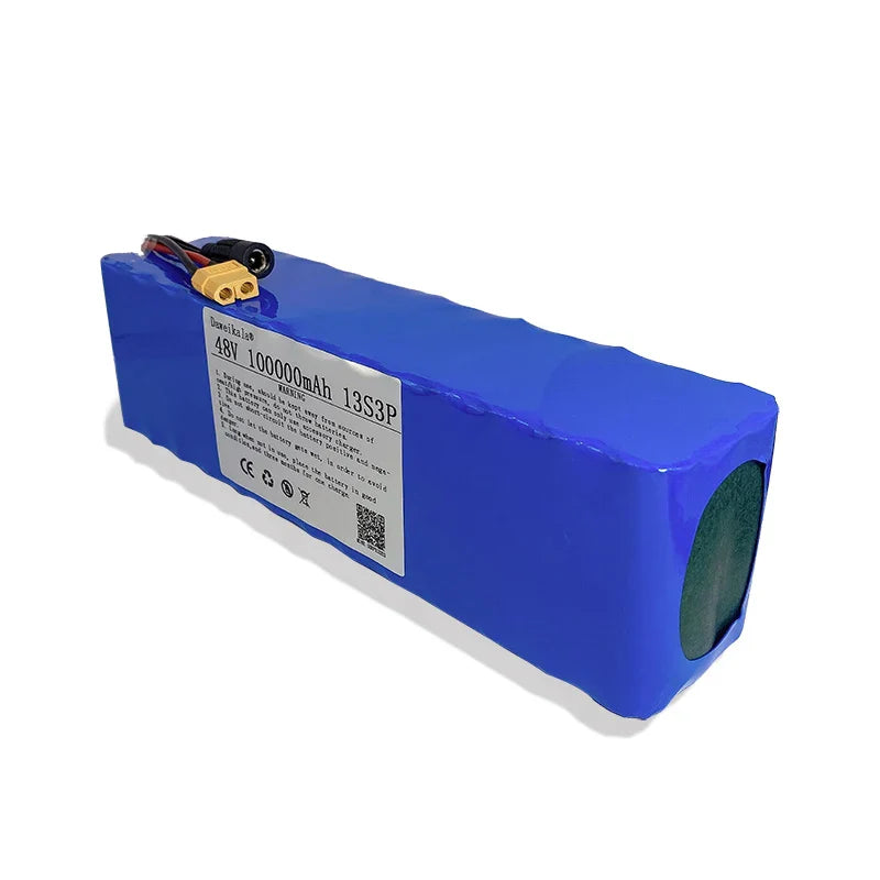 48V Battery 100Ah 500w XT60 18650 Lithium ion