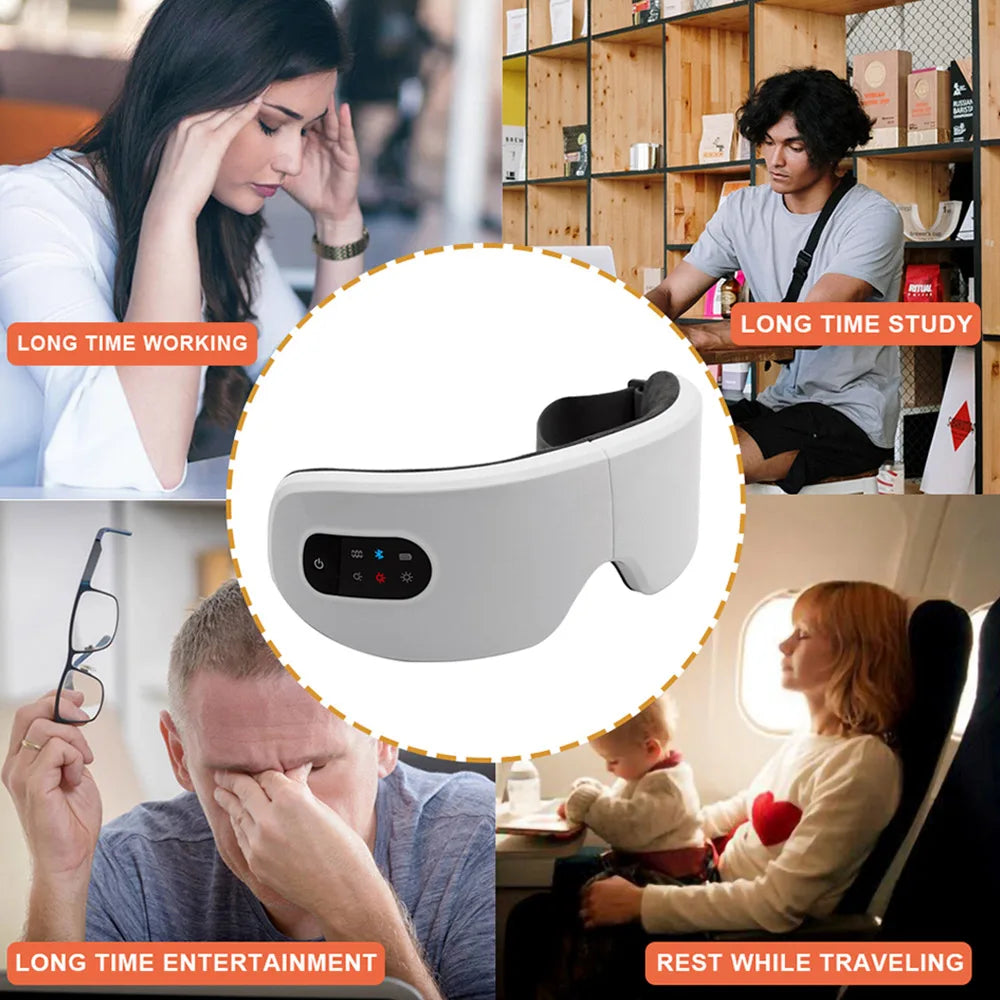 4D Smart Eye Massager Wireless Vibration Eye Care