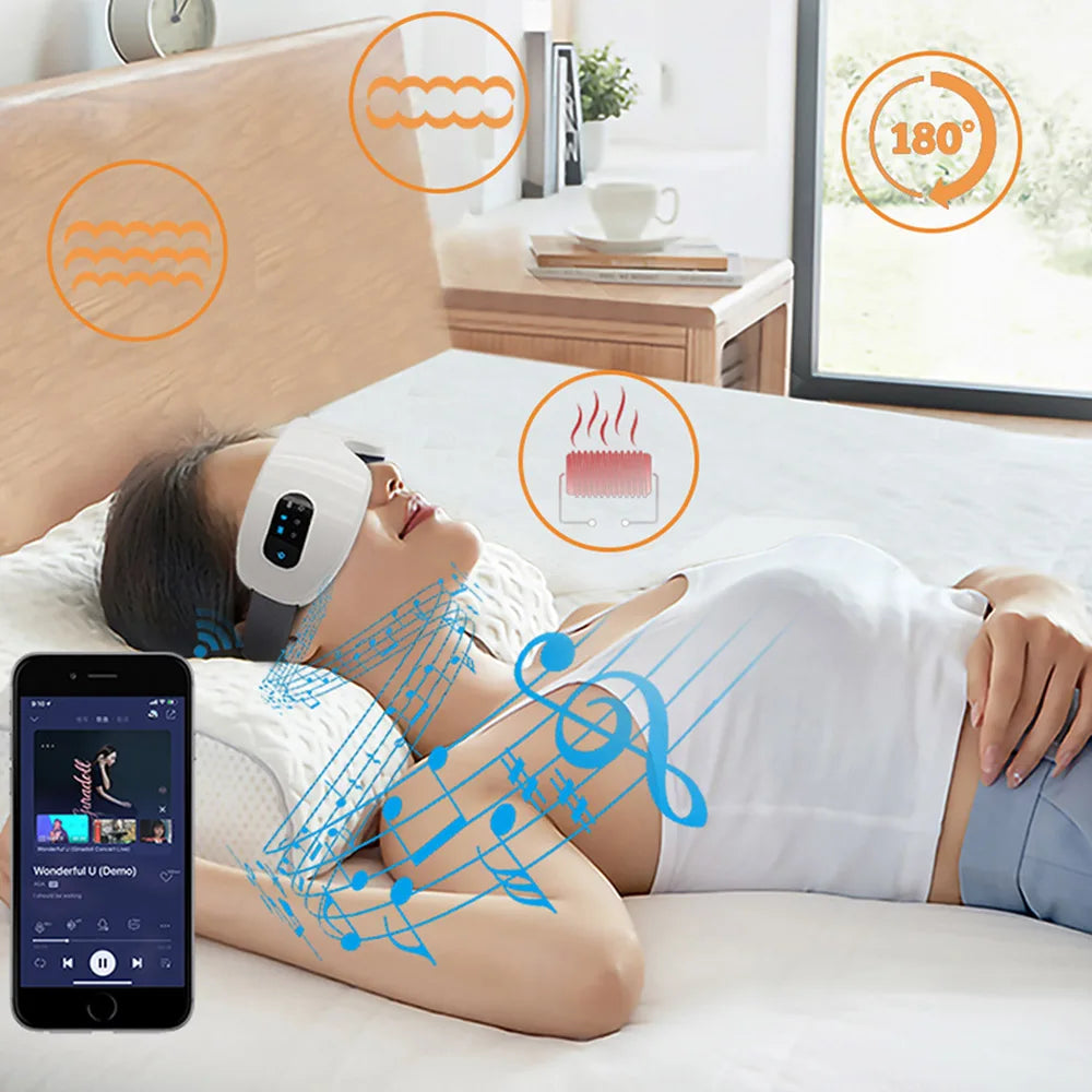 4D Smart Eye Massager Wireless Vibration Eye Care