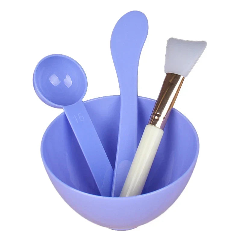 4PCS Silicone Facial Makeup Brushes with Face Mask