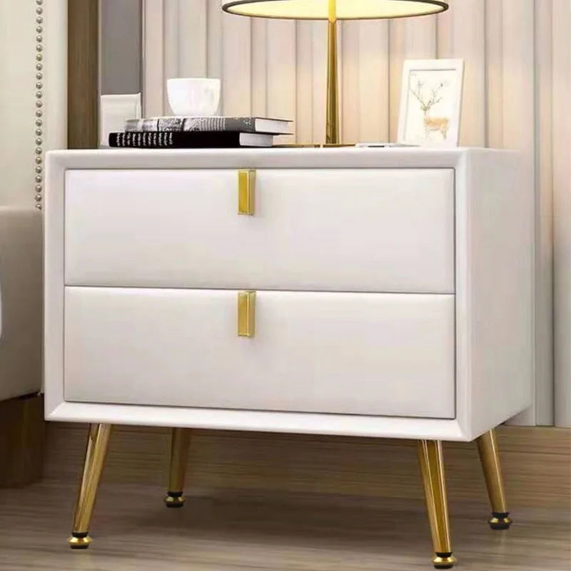4Pcs Furniture Legs Gold Black Adjustable Tapered Metal