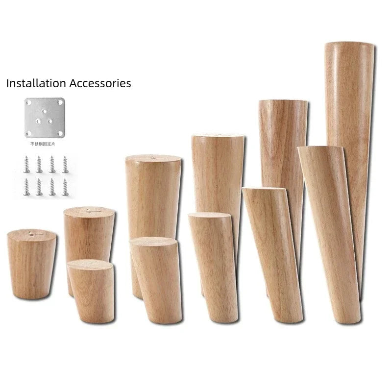 4Pcs Furniture Legs Stool Sofa Table Computer Desk