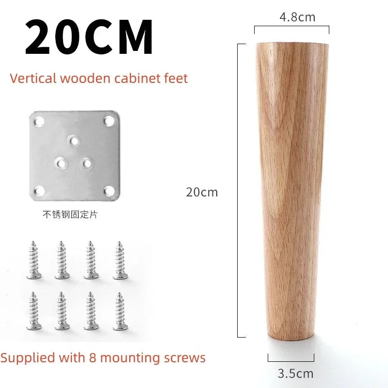 4Pcs Furniture Legs Stool Sofa Table Computer Desk
