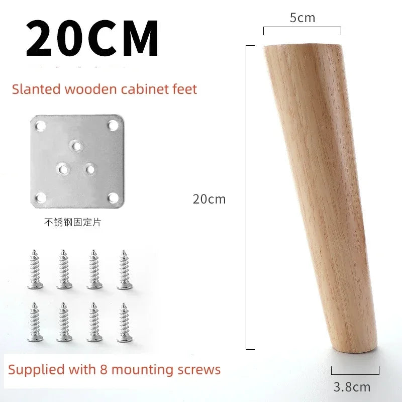 4Pcs Furniture Legs Stool Sofa Table Computer Desk