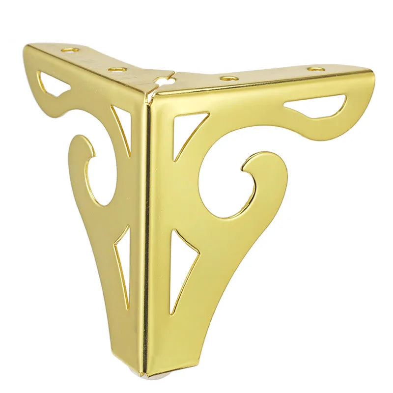 4Pcs/Set Metal Furniture Legs Height 10/12cm Polished Modern