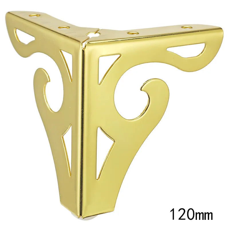 4Pcs/Set Metal Furniture Legs Height 10/12cm Polished Modern