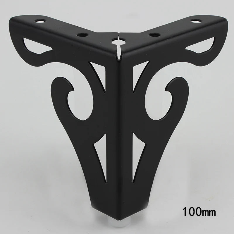 4Pcs/Set Metal Furniture Legs Height 10/12cm Polished Modern