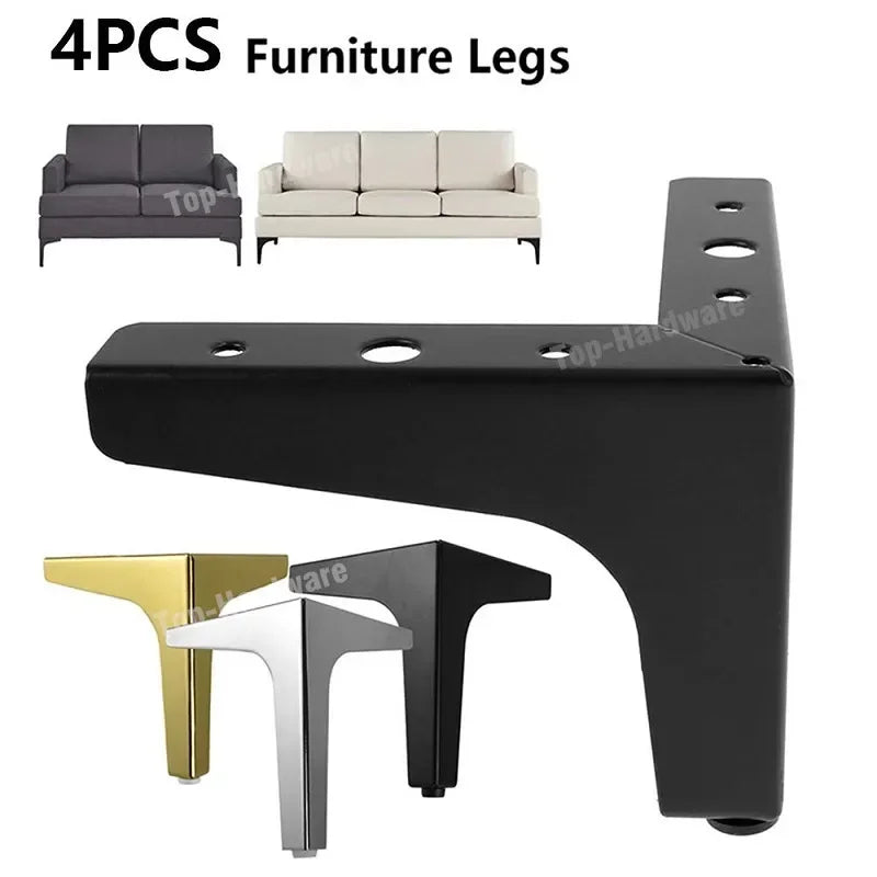 4pcs Luxury European Furniture Legs Heavy Duty Metal