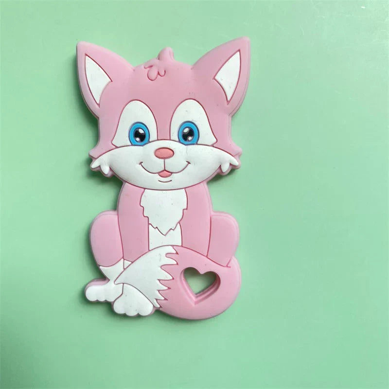 5/10pcs BPA Free Food Grade Silicone Teethers Cat