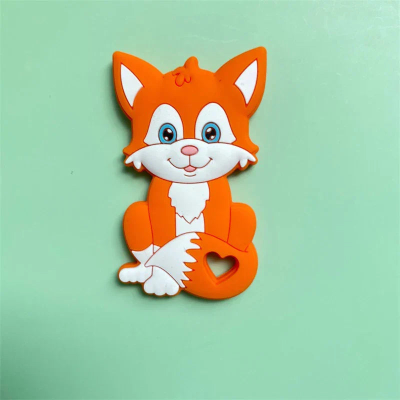 5/10pcs BPA Free Food Grade Silicone Teethers Cat