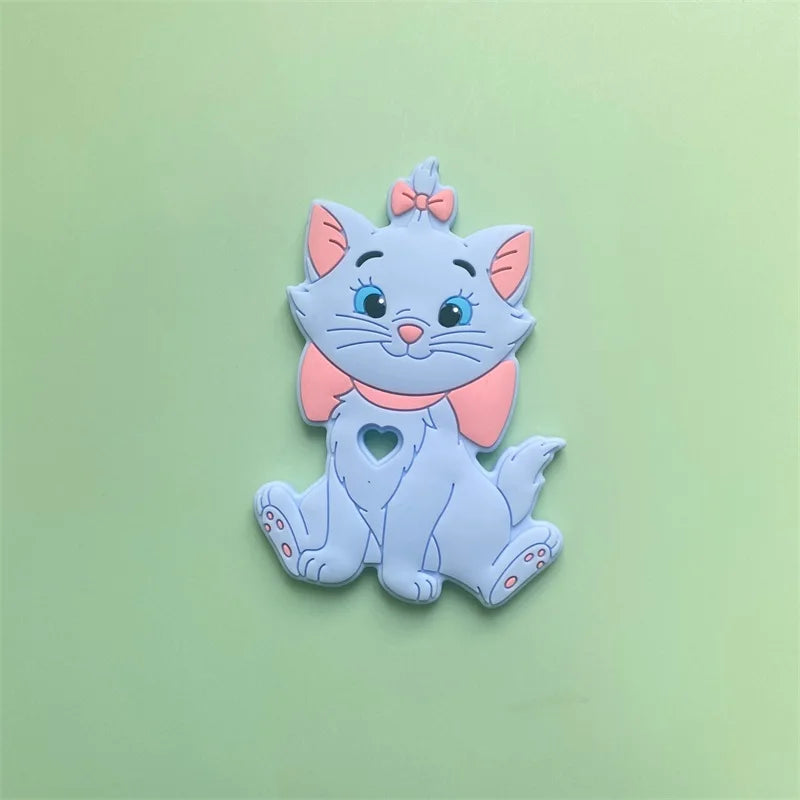 5/10pcs BPA Free Food Grade Silicone Teethers Cat