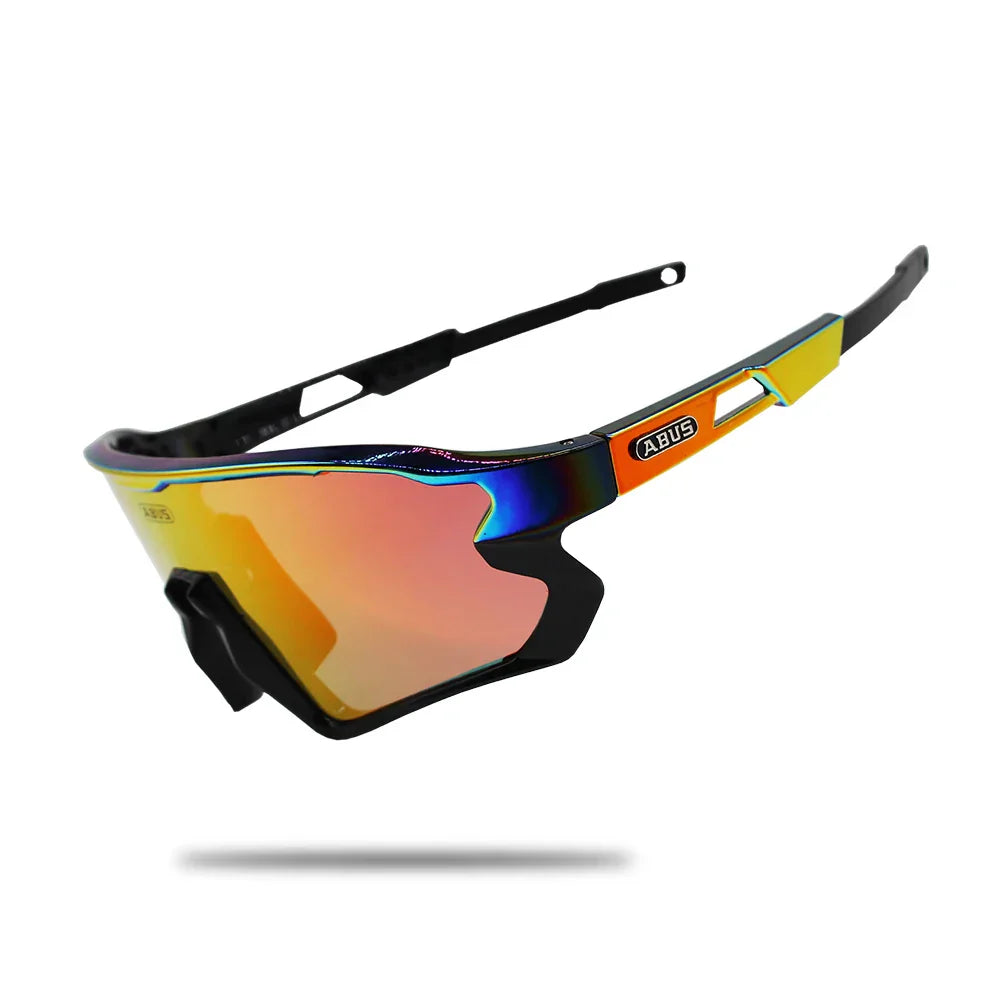 5 Lens UV400 Cycling Sunglasses TR90 Sports Bicycle