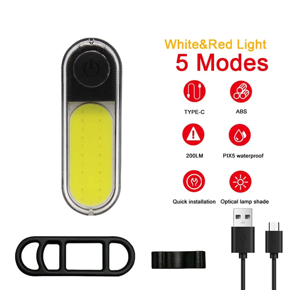 5 Modes Light Bicycle Rear Light Waterproof Bike