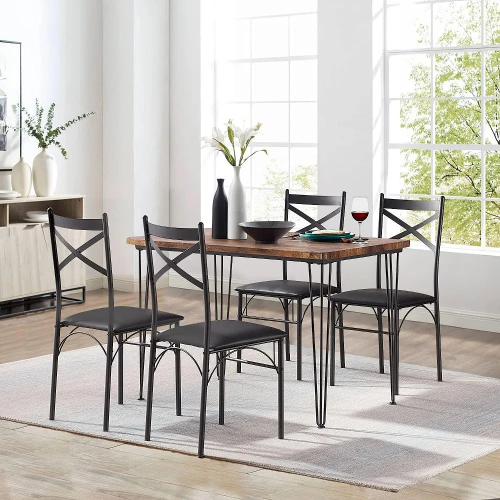 5-Piece Set for Home Kitchen Breakfast Nook, with