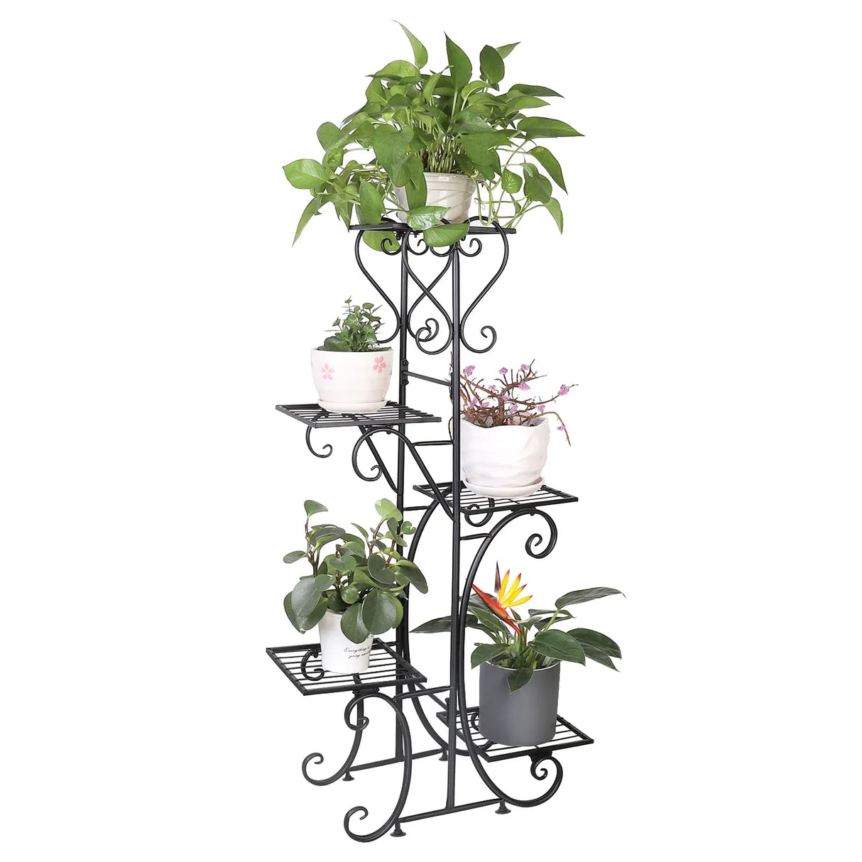 5 Tiered Tall Plant Stand Indoor Iron Planter