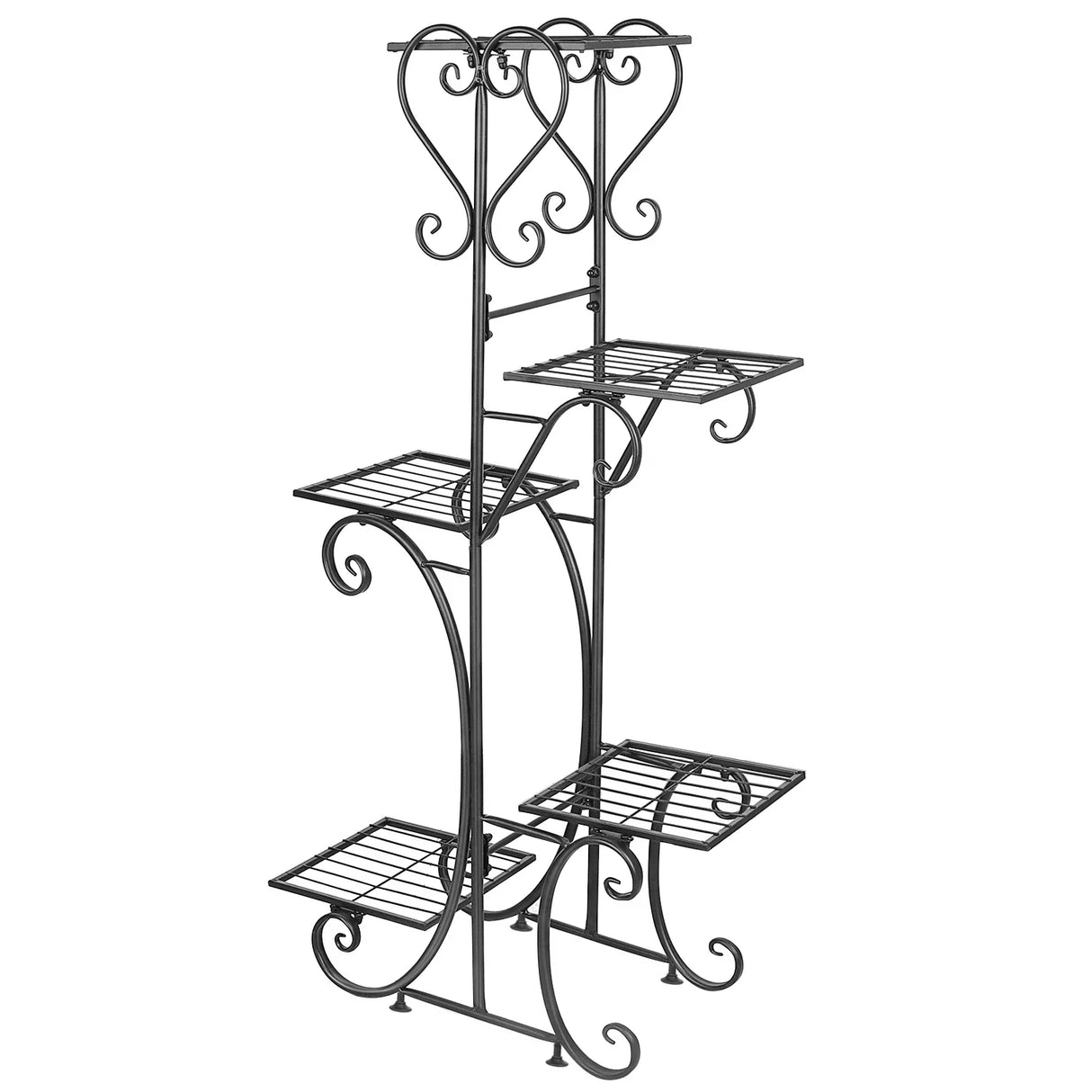 5 Tiered Tall Plant Stand Indoor Iron Planter