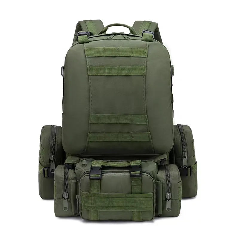 50L Tactical Backpack Men Waterproof 4 In1 Molle