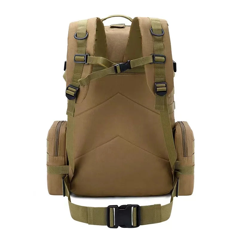 50L Tactical Backpack Men Waterproof 4 In1 Molle