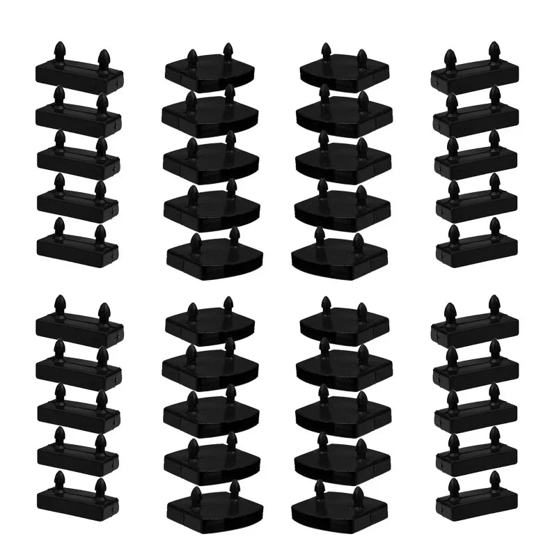 50PCS Plastic Connector Furniture Accessories Plastic Bed Slat