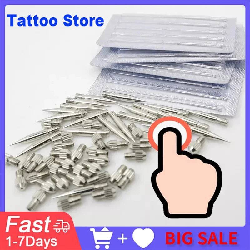 50pcs Plasma Pen Surgical Sterile Needle for Dark