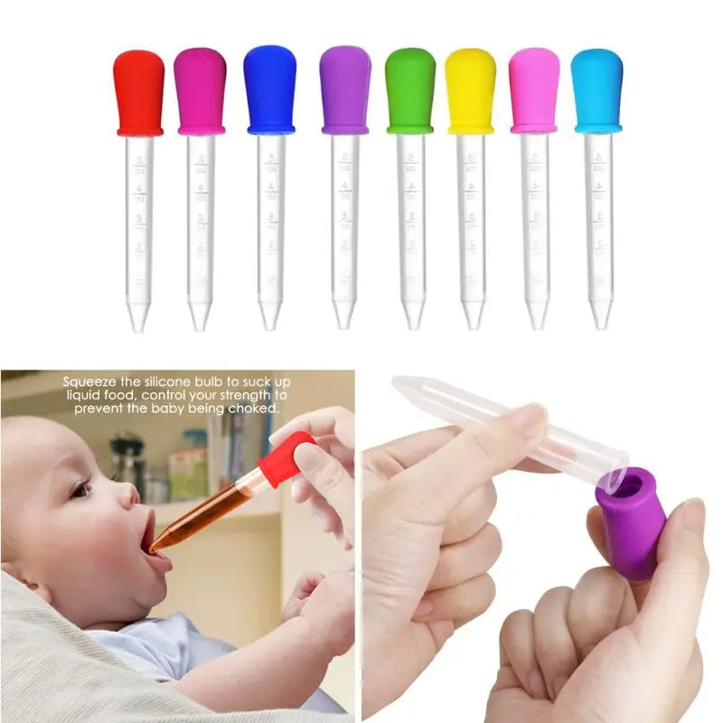 6/7/8/10 Pcs Baby Dropper Medicine Feeder Child Medicine