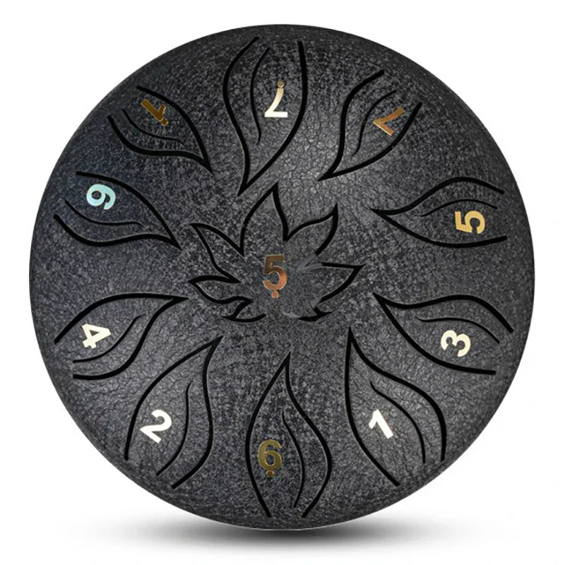 6 Inch 11 Tone Tongue Drum Handpan Gold