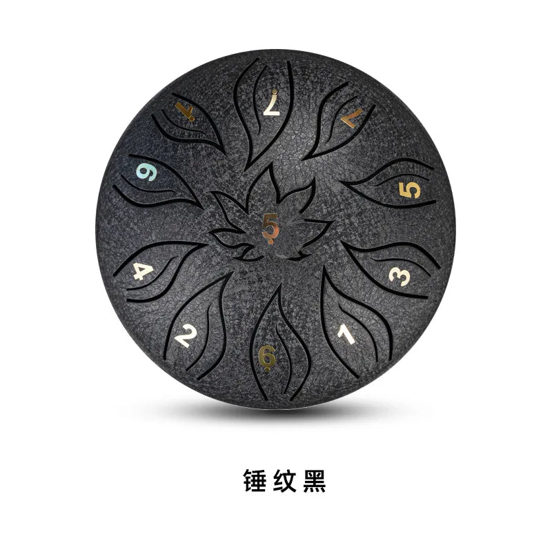 6 Inch 11 Tone Tongue Drum Handpan Gold