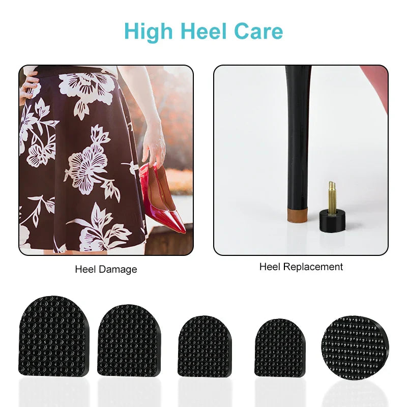 60PcsSet High Heel Stoppers Repair Tips Pins