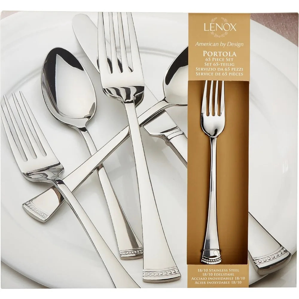 65-Piece Flatware Set Freight Free Table Decorations Complete