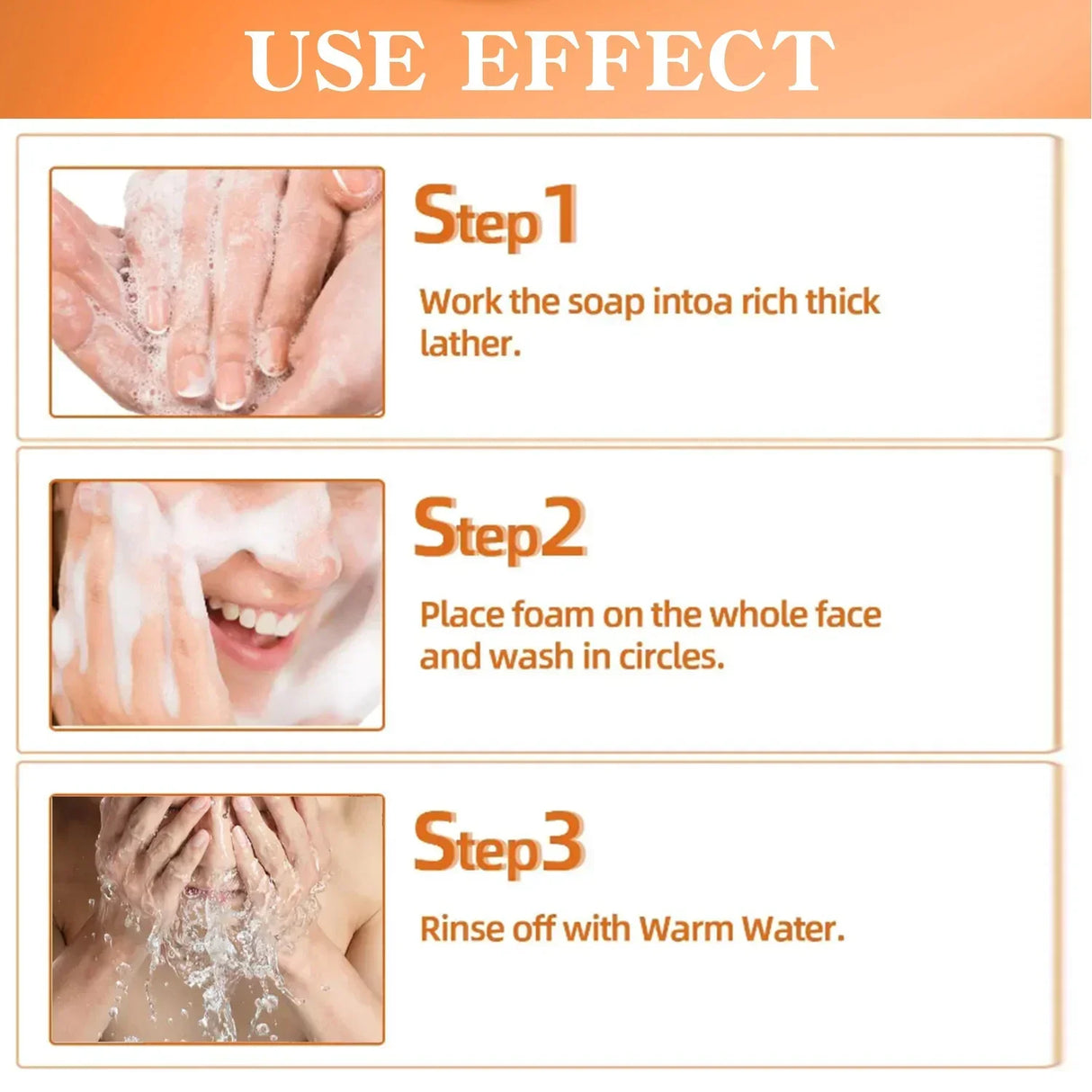 65g X2 Turmeric Soaps Natural Handmade Soap Clean