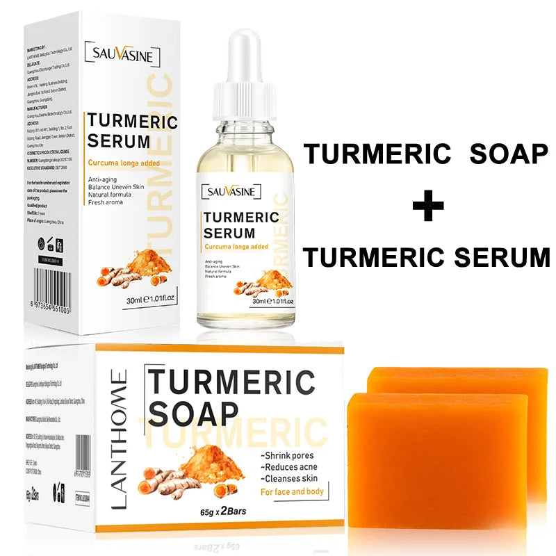 65g X2 Turmeric Soaps Natural Handmade Soap Clean