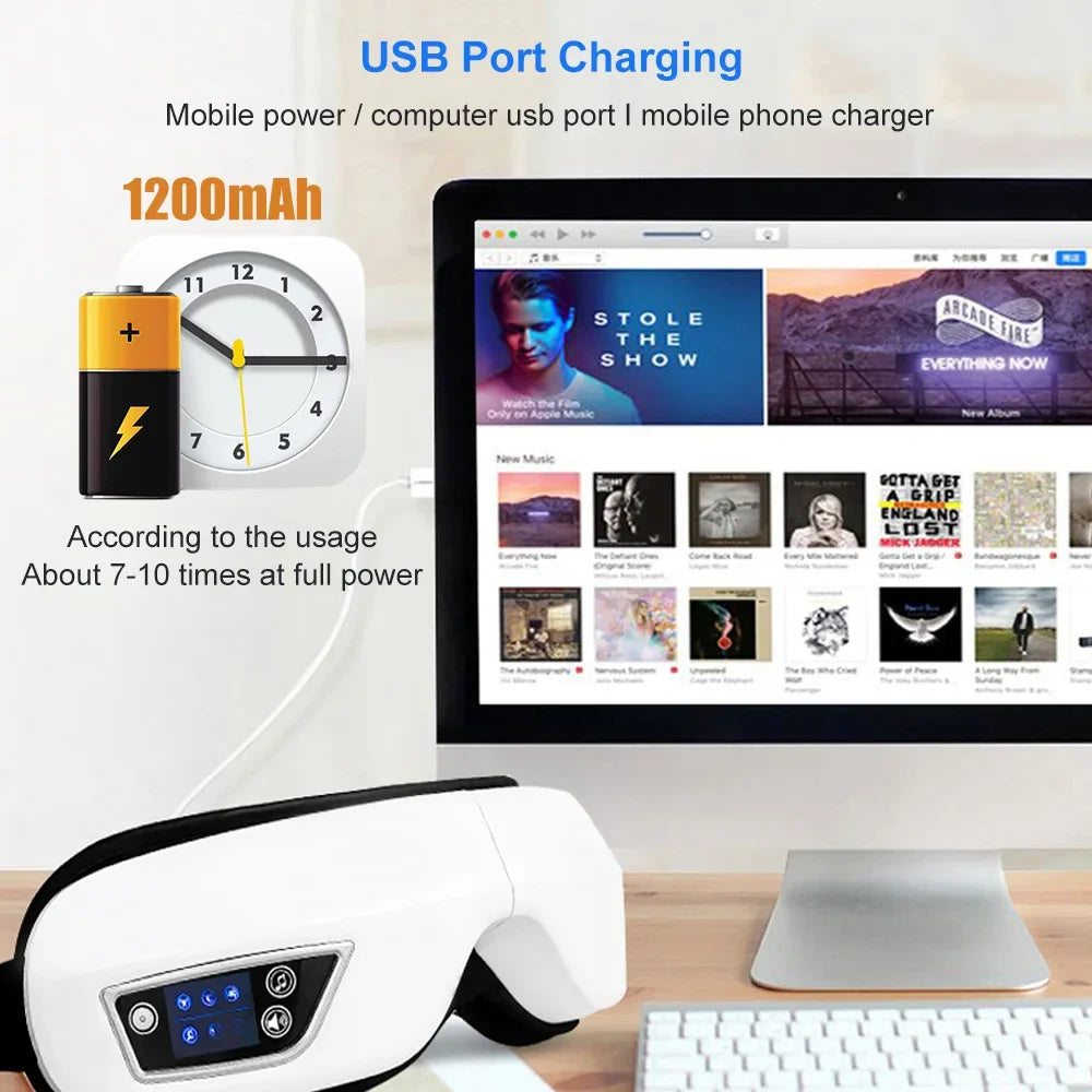 6D Eye Massage Instrument Smart Airbag Vibration Eye