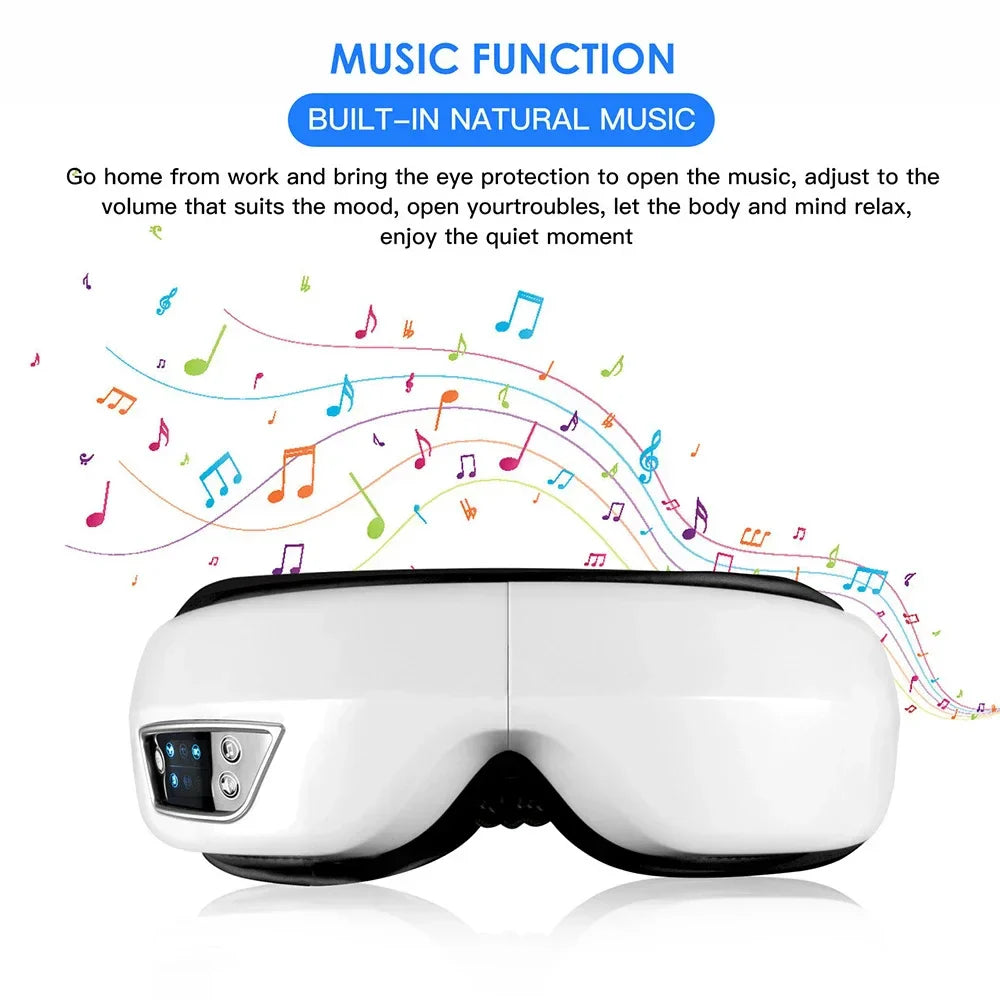6D Smart Airbag Vibration Eye Massager Eye Care