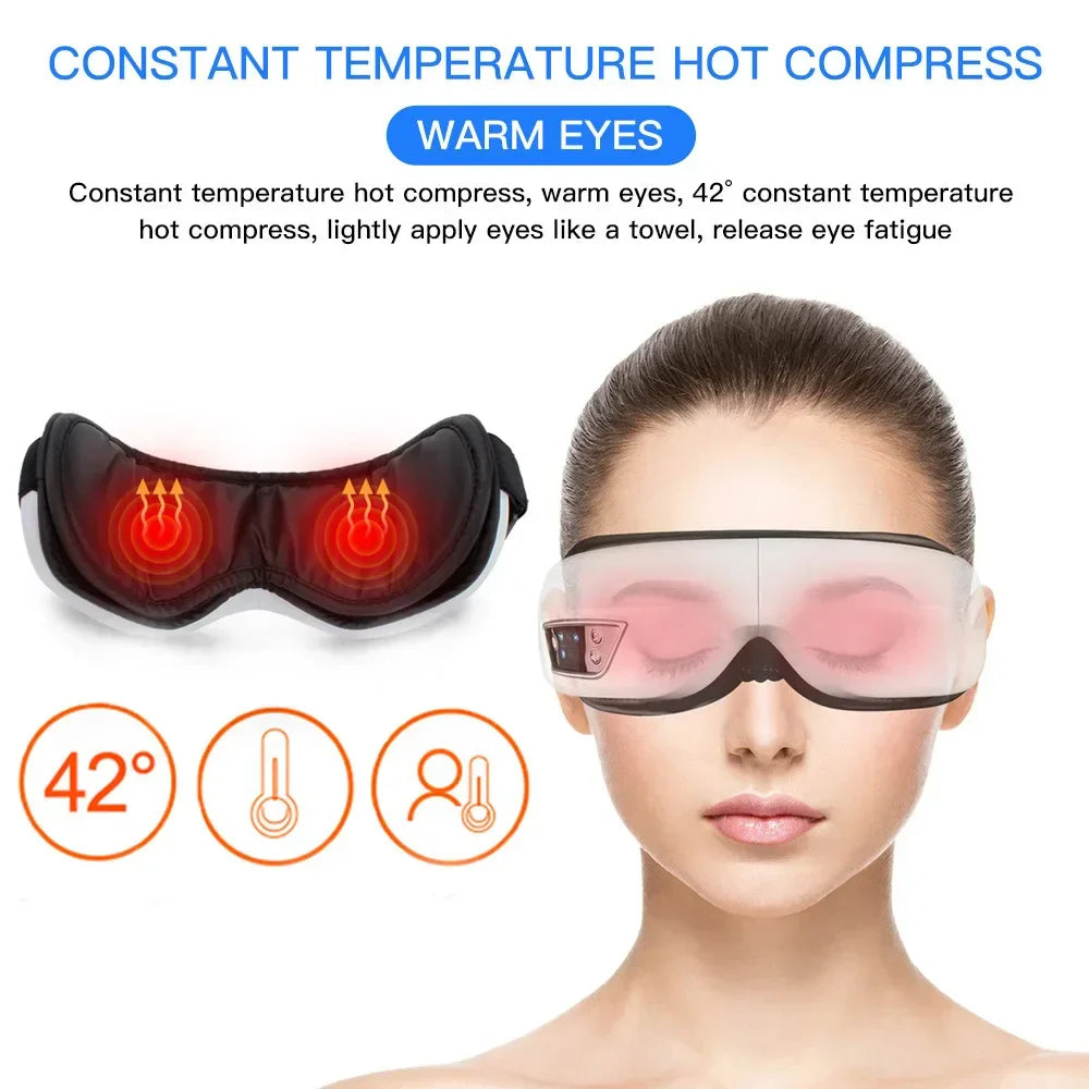 6D Smart Airbag Vibration Eye Massager Eye Care