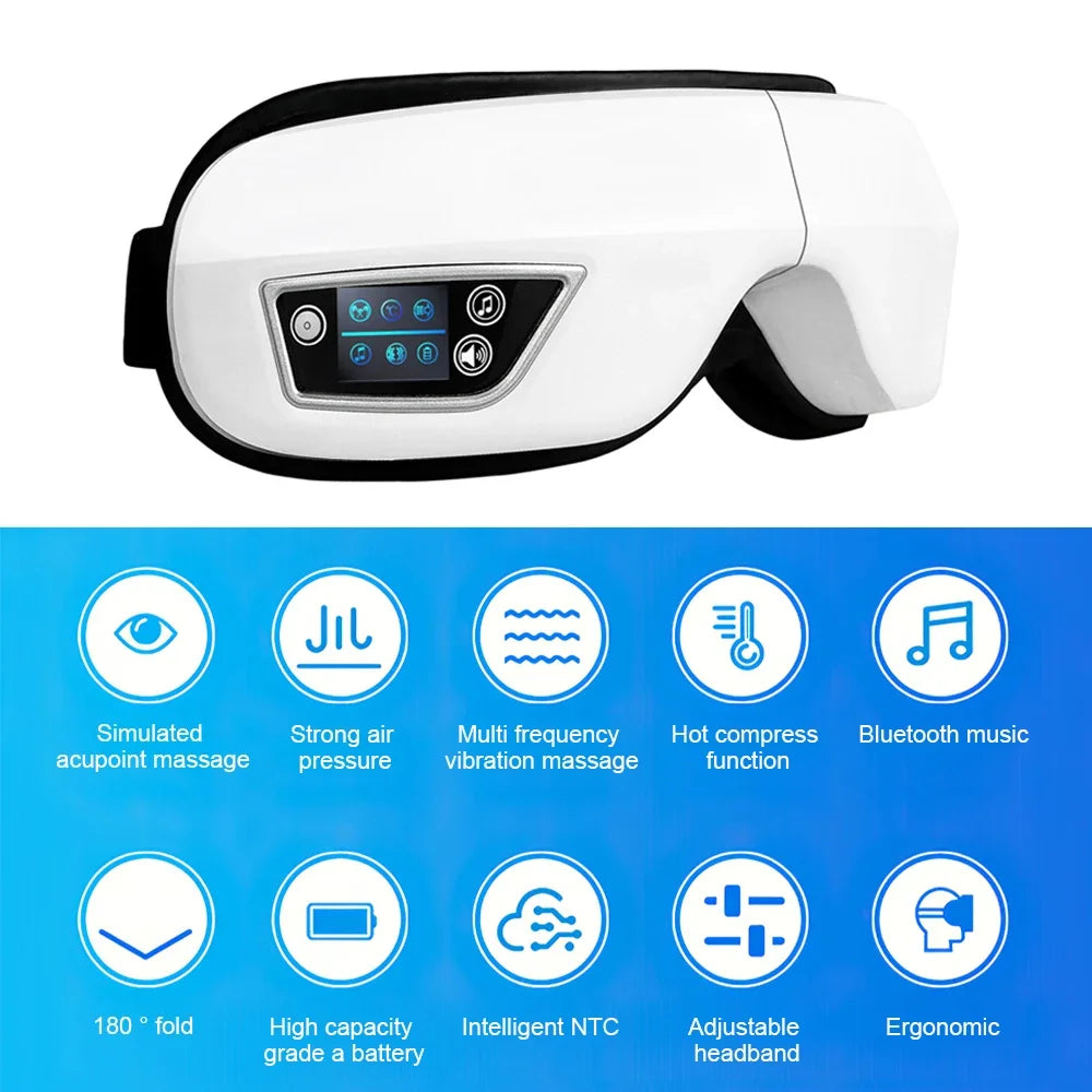 6D Smart Airbag Vibration Eye Massager Eye Care