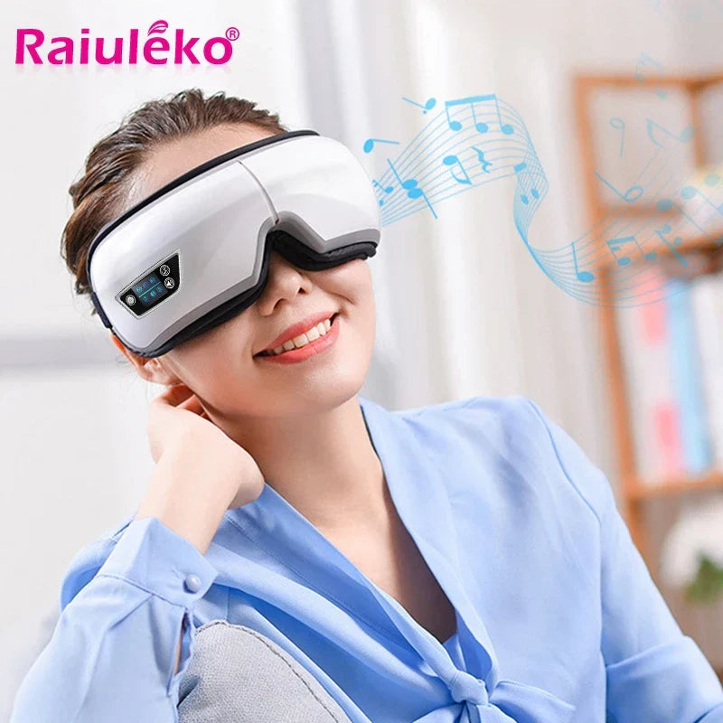 6D Smart Eye Massager Vibration Hot Airbag Compress
