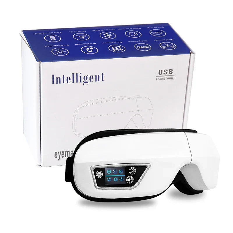 6D Smart Eye Massager Vibration Hot Airbag Compress