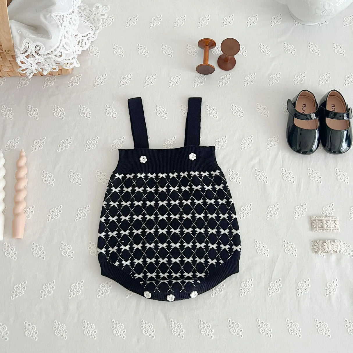 7058 Baby Clothing Set 2023 Autumn New Knitted