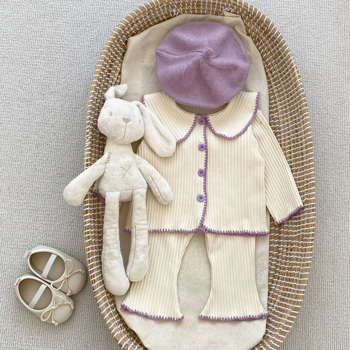 7395 Baby Clothing Set 2023 Autumn New Knitted