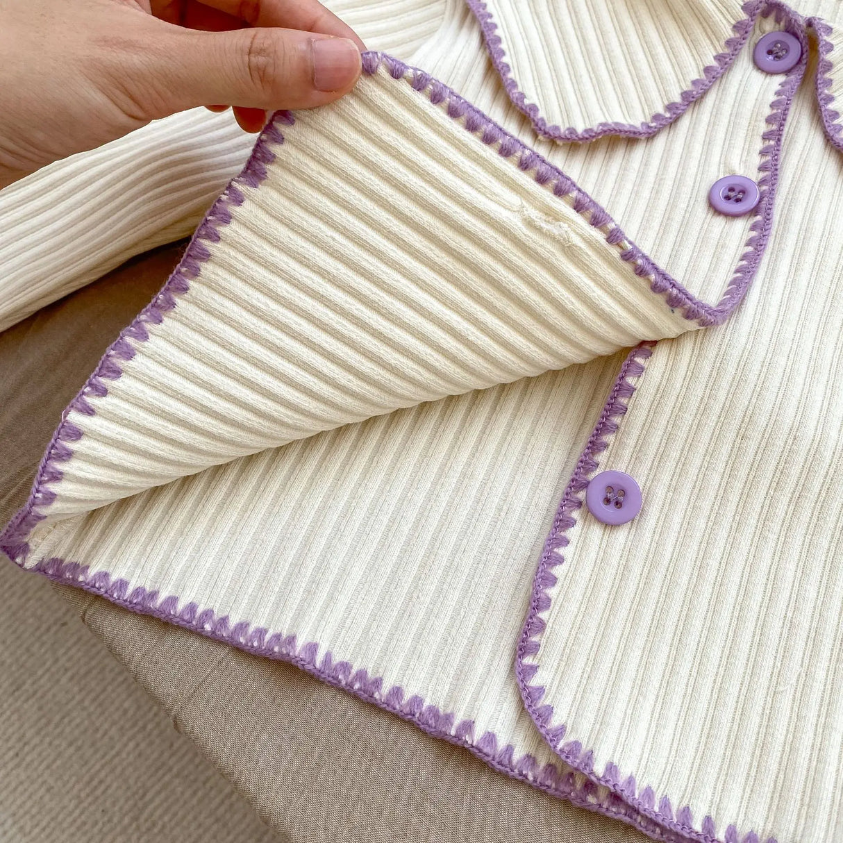 7395 Baby Clothing Set 2023 Autumn New Knitted