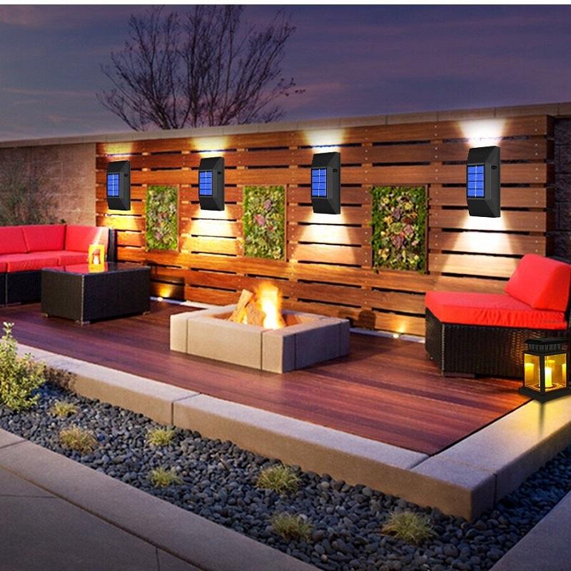 Solar Wall Lamp Outdoor Decoration Garden Courtyard Household