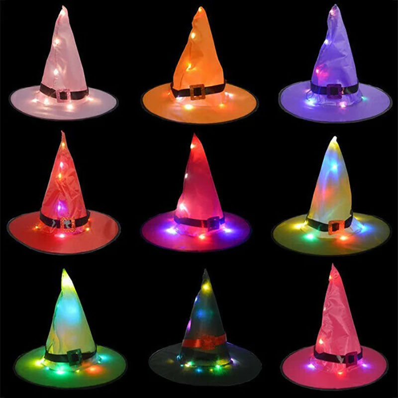 Glowing Witch Hat Decorations - 2 in 1